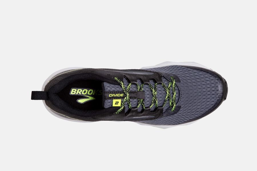 Brooks Divide 2 Trail Running Shoes - Mens - Black - ZE0392184